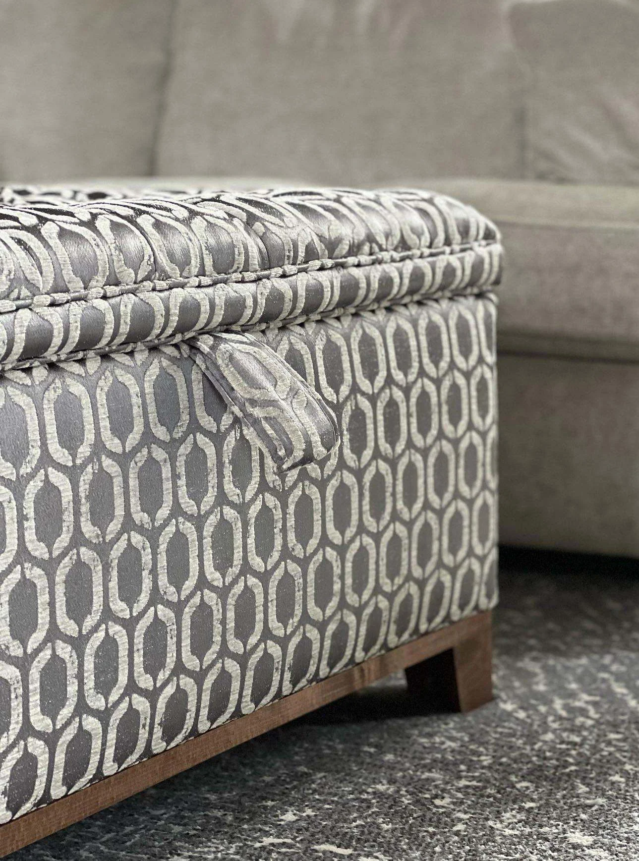 Murano plain shattered chenille